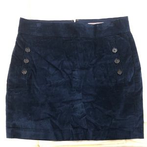 Banana Republic navy corduroy skirt, size 8